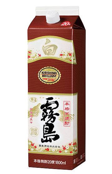 本格芋焼酎 白霧島 1800ml