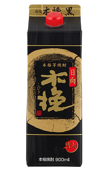 日向木挽 黒 900ml 紙パック 20度