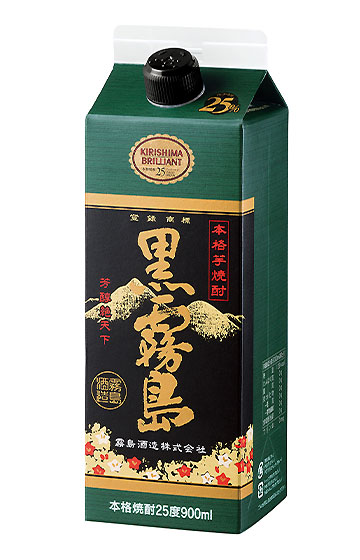 本格芋焼酎 黒霧島 25度 900ml