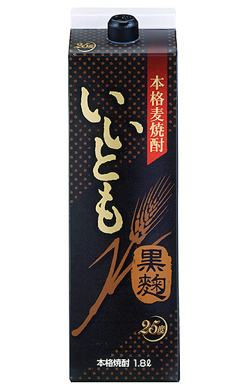 いいとも 黒麹 1,800ml 紙パック 25度