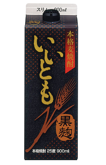 いいとも 黒麹 900ml 紙パック 25度