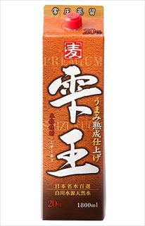 むぎ焼酎「雫王」　1800ml