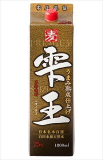 むぎ焼酎「雫王」　1800ml