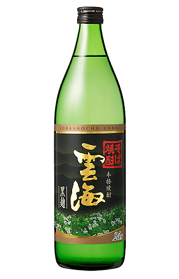 そば雲海 黒麹 900ml 25度