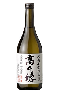 黒麹全量仕込み「高千穂」白ラベル　720ml